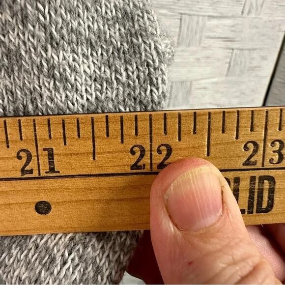 American Eagle gray, & blue rugby sweater skater boy streetwear electric grandpa - Picture 8 of 10